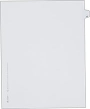Avery Individual Legal Exhibit Dividers, Allstate Style, 48, Side Tab, 8.5 x 11 inches, Pack of 25 (82246)