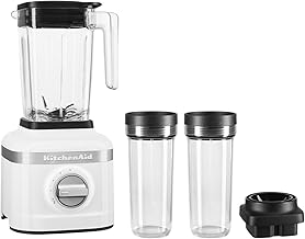 KitchenAid K150 3 Speed Ice Crushing Blender with 2 Personal Blender Jars - KSB1332WH