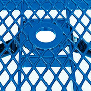 Global Industrial Blue / 74 inches x 62 inches x 29.5 inches / Industrial Picnic Tables