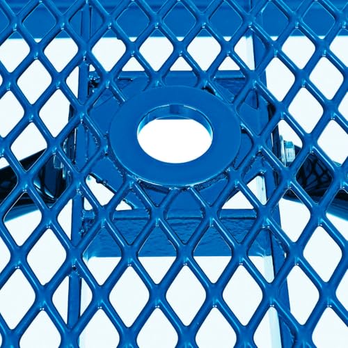 Global Industrial Blue / 74 inches x 62 inches x 29.5 inches / Industrial Picnic Tables