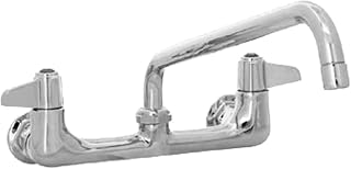 T&S Brass 5F-8WLX18 Faucet, Wall Mount, 8" Centers, 18" Swing Nozzle