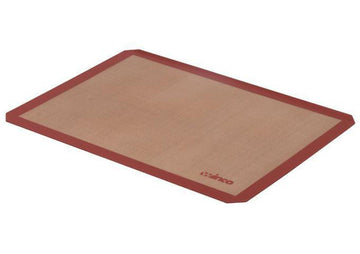 Two-Third Size Purple Silicone Baking Mat by Winco – 21.5"L x 0.4"W, Silicone, Red, Model SBS-21
