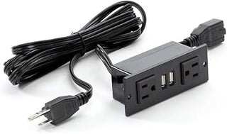 Safco Power Module with 2 Power and 2 USB Outlets, 1 Daisy Chain