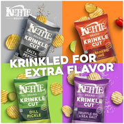Kettle Brand Krinkle Cut Habanero Lime / 7.5 Ounce (Pack of 12) / Habanero Lime Potato