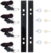 Hanging Kits for Crawl Space & Basement Dehumidifiers by ALORAIR – 300.0 pounds, Polypropylene, Stainless Steel, Black, Model AlorAir Hanging Kits
