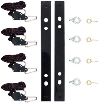 Hanging Kits for Crawl Space & Basement Dehumidifiers by ALORAIR – 300.0 pounds, Polypropylene, Stainless Steel, Black, Model AlorAir Hanging Kits