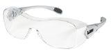 Glasses Law Over The Glass Safety Dialectric Glasses by MCR Safety – One Size, Nylon, Clear, Model OG110AF