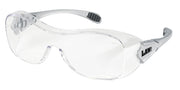 Glasses Law Over The Glass Safety Dialectric Glasses by MCR Safety – One Size, Nylon, Clear, Model OG110AF