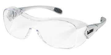 Glasses Law Over The Glass Safety Dialectric Glasses by MCR Safety – One Size, Nylon, Clear, Model OG110AF