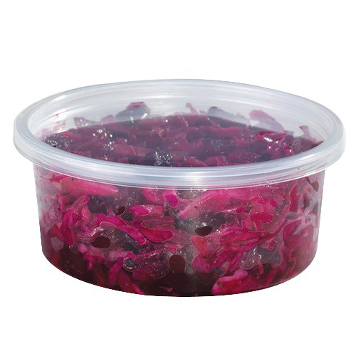 Placon Polypropylene Round Food Container Clear by Home Fresh – 8.0 ounces, Clear, Model RD8 CLEAR