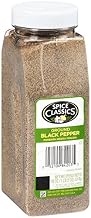 Spice Classics Ground Black Pepper, 18 oz (Pack of 6)