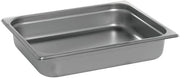 Kratos 1/2 Size Steam Table Pan 24 Gauge Stainless Steel - 2 1/2"D