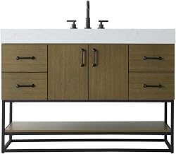Elegant Kitchen and Bath 48" Single Bathroom Vanity in Chestnut Brown