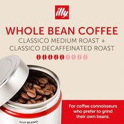 illy Classico/Decaf / 8.8 Ounce (Pack of 6) / Whole Bean Coffee