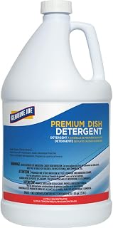 Genuine Joe 99678 Dish Detergent, Concentrated, 1 Gallon, Blue