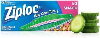Ziploc Snack Bags, 40 CT (Pack of 3)