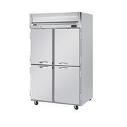 HBF49-1-HS 52" Horizon Series Two Section Solid Half Door Reach-In Freezer 49 cu.ft. Capacity Stainless Steel Exterior and Interior with Bottom Mounted Compressor by Beverage Air