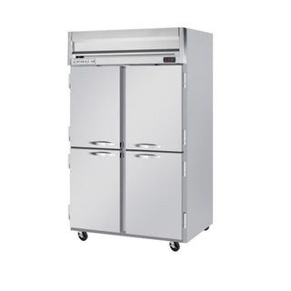 HBF49-1-HS 52" Horizon Series Two Section Solid Half Door Reach-In Freezer 49 cu.ft. Capacity Stainless Steel Exterior and Interior with Bottom Mounted Compressor by Beverage Air