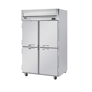HBF49-1-HS 52" Horizon Series Two Section Solid Half Door Reach-In Freezer 49 cu.ft. Capacity Stainless Steel Exterior and Interior with Bottom Mounted Compressor by Beverage Air