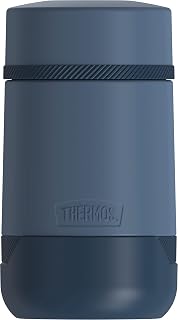 THERMOS ALTA Series, Stainless Steel Food Jar, 18 Ounce, Slate
