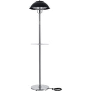 Outdoor Patio Heater with Table by Global Industrial – Aluminum, Black, Stainless Steel, Model 246717