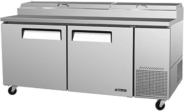 Turbo Air 2-Section Pizza Prep Table