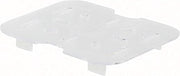 Winco 1/6 Size Drain Shelf (1 Each),Clear,Medium | Drainage, Food pan fit, Great for Food Storage, Ingredient Draining and Kitchen Prep