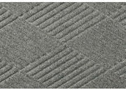 Waterhog Classic Diamond Mat, 4' x 6' x 3/8", Med Gray