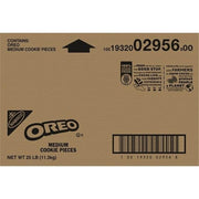 Oreo Crunch Medium Cookie Pieces - 25 lb Bulk Bag by NABISCO – 25 Pound, Model 2956