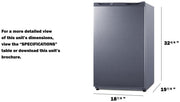 Summit Appliance ADA Height / Rignt Hand Door / 3.1 cubic_feet Funnels