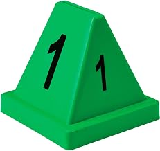 Global Industrial Numbered Pallet Control Cones, Four-Sided, Numbers 1-20