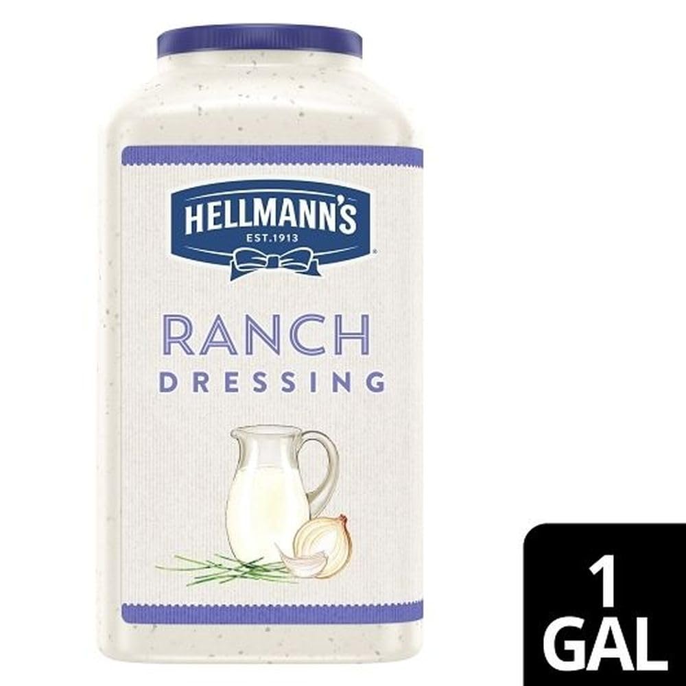 HELLMANN'S Ranch / 128 Ounce (Pack of 4) / Off white Ranch
