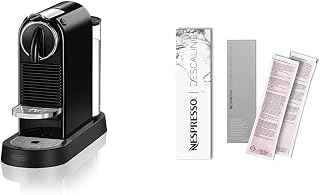 Nespresso CitiZ Espresso Machine by De'Longhi, Limousine Black Descaling Kit