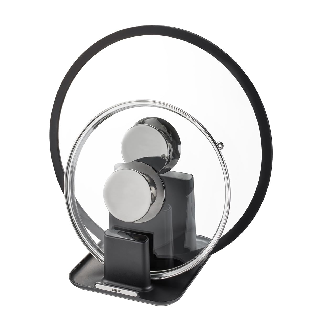 Flatware & Utensil Storage by GEFU – 14.5 x 16.5 x 11.5 cm, Plastic, Black, Model 29253