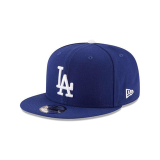 9Fifty Hat Los Angeles Dodgers Basic Snapback Adjustable Royal Blue Cap by New Era – One Size, Polyester, Blue/White, Model 11591043