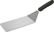 Winco 8" x 4" Black Griddle Spatula Turner for Burgers