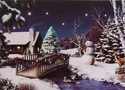 Oak Street Wholesale OSW166380 Snowman Scene Tabletop LED