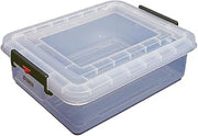 Araven 91173 Food Box with Lid, BPA Free, 42.2 Quart, Transparent