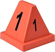 Global Industrial Numbered Pallet Control Cones, Four-Sided, Numbers 1-20