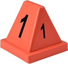 Global Industrial Numbered Pallet Control Cones, Four-Sided, Numbers 1-20