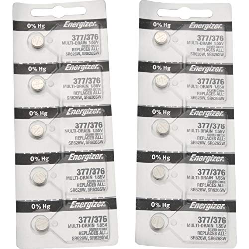 Energizer 10 Count (Pack of 1) / 1 Coin & Button Cell