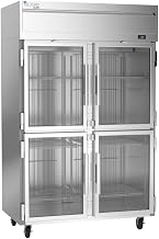 Victory Elite VEFSA-2D-HG-HC Two Section Freezer with Glass Half Doors