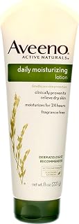 Aveeno Daily Moisturizing Body Lotion 8 oz (Pack of 12)