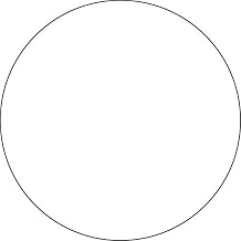 Labelmaster B2W Blank 2" Circle Paper Label, White (Pack of 500)