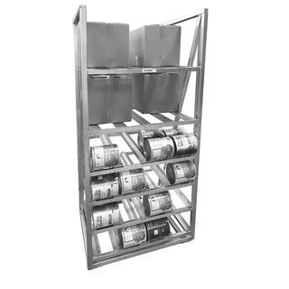 Channel Heavy Duty Stationary Can & Storage Rack by Channel Manufacturing – Aluminum, Model CSBR-80