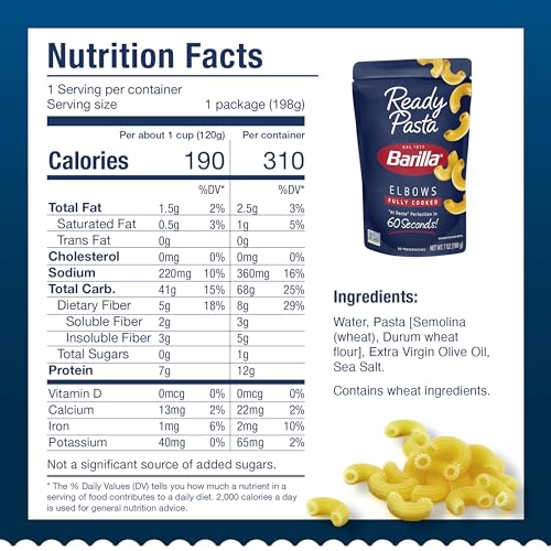 Barilla 7 Ounce (Pack of 1) / Elbows / 1 Penne