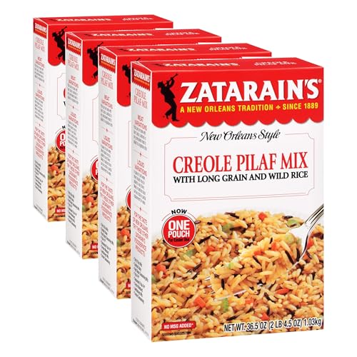 Zatarain's Creole Pilaf / 36.5 Ounce (Pack of 4) / 1 Pilaf