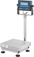 NTEP Bench Scale with LCD Display by Global Industrial – Steel Frame/Stainless Steel Pan, Silver, Model OP-915-1212-100 LCD-PL