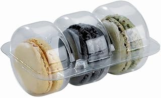 PacknWood 210MACINS3 Rectangular 3 Macarons Insert - 300 / CS