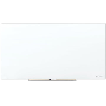 Magnetic Glass Dry Erase White Board by Quartet – 96"W x 48"H, Tempered Glass, White, Model Q019648F03IMW